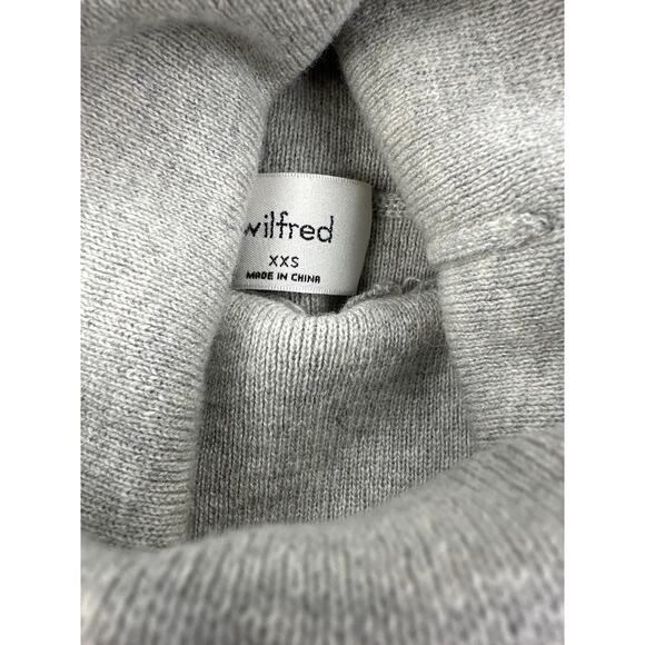 Wilfred - Rebecca Cropped Turtleneck Sweater in Gray - Picture 3 of 4